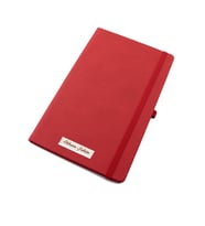 İsme Özel Defter Lastikli Termo Deri Yılbaşı Hediyesi (Kırmızı)