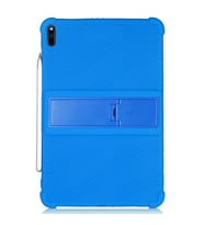ALLY Huawei MatePad Pro 10.8 İnç Standlı Silikon Kılıf (Mavi)
