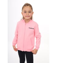 Toontoy Kız Çocuk Nakışlı Hırka (Pembe)