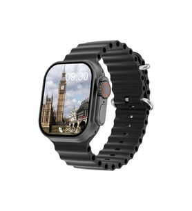 Pazariz Watch Ultra Plus S8 Ultra MAX Pro 49 Mm Akıllı Saat Nfc Siri  (Siyah)