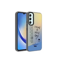 Samsung Galaxy A34 Uyumlu Kılıf Desenli Dragon Sert Kapak (Çok Renkli)