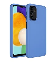 Galaxy A04 Kılıf Luna Dışı Soft Yumuşak İçi Kadife Kılıf (Açık Gri)