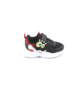 Pepino 1634 Unisex Çocuk Spor Ayakkabı (Siyah - Beyaz)