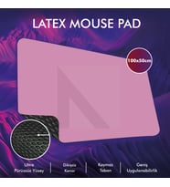MP05 - 100x50 3xLarge Gaming Mousepad  Kaymaz Taban, Oyuncu Gamepad,Ev,Ofis,Oyun Masa Matı (Pembe)