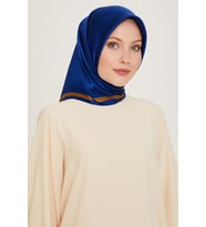 DJ SAF İPEK EŞARP 9261D (S)  ( SURA)- E24K9261D02 (C.Saks)