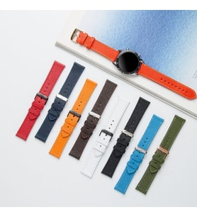 vagave Huawei Watch Deri Kordon GT2 GT3 GT4 GT5 Pro Uyumlu 22mm İsme Özel Doğal Deri Akıllı Saat Kordonu Yeni Yıl Yılbaşı Hediyesi Sevgiliye Eşe Arkadaşa İsime Özel Saat Kordonu Hediyesi (Kırmızı)