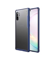 Galaxy Note 10 Plus Kılıf Zore Volks Silikon Kılıf (Lacivert)