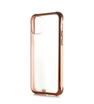 Apple iPhone 11 Pro Kılıf Zore Voit Altın Renk Tasarımlı Kılıf (Pembe)