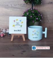 Doğum Günü Hediyesi Dekoratif Taş, Kupa Bardak Kırmızı Hediye (Model 11)