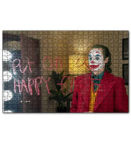 Cakapuzzle Mutlu Bir Yüz Takın Ayna Yazısı Joker  Puzzle Yapboz MDF (Ahşap) (1000 Parça)