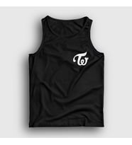 Presmono Unisex Sarı Logo K-Pop Twice Atlet 280468tt (Siyah)