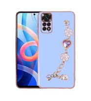 Xiaomi Redmi Note 11S Global Kılıf El Tutamaçlı Taka Silikon (Mor)