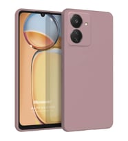 Microsonic Matte Silicone Xiaomi Poco C65 Kılıf Siyah (Rose)