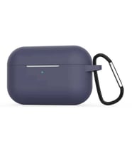 Apple Airpods Pro Uyumlu Kılıf Soft Mat Airbag Silikon (Lacivert)