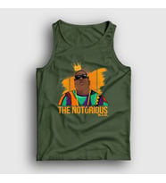 Presmono Unisex Beyaz King The Notorious BIG Atlet 40850tt (Haki)