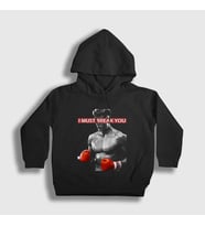 Presmono Unisex Çocuk Beyaz Break ivan Drago Film Rocky Kapüşonlu Sweatshirt 249477tt (Siyah)