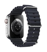 Microsonic Apple Watch Series 10 42mm Kordon Aqua Belt Yeşil (Lacivert)