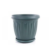 Omnipazar SY-5704 5 litre Plastik Ürgüp Saksı Takımı No 4  (Yeşil)