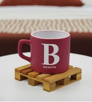BK Gift Kişiye Özel İsimli Renkli Middle Çay & Kahve Fincanı-3(14 Renk Seçeneği), Arkadaşa Hediye, Sevgiliye Hediye, Doğum Günü Hediyesi (Leylak)