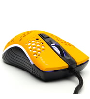 Rush RM02 RGB Aydınlatmalı 1600 DPI 6 Farklı Renkli Gaming Mouse (Sarı)
