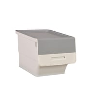 Motek Patateslik Soğanlık Tekerlekli Eşya Ve Erzak Kutusu Organizer 33 LT X 1AD (Gri)