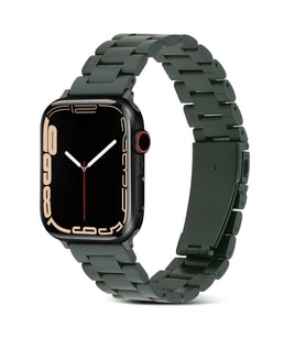Apple Watch Ultra 49mm Kordon KRD-04 Metal Kordon (Zeytin Yeşili)