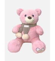 Gran Toys Peluş Buffy Atkılı Ayı - 55CM (Pembe)