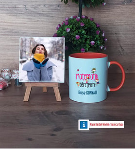 Matematik Öğretmeni Fotoğraflı Dekoratif Taş, Kupa Bardak Beyaz Hediye (Model 13)