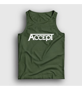 Presmono Unisex Beyaz Logo Accept Atlet 180600tt (Haki)