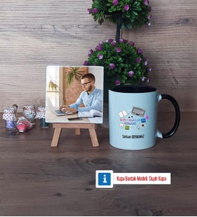 Web Tasarım Uzmanı Fotoğraflı Dekoratif Taş, Kupa Bardak Beyaz Hediye (Model 11)