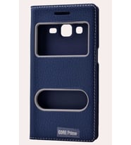 Galaxy Core Prime G360 Kılıf Dolce Kapaklı Kılıf (Lacivert)