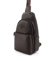 ÇAPRAZ ÇANTA GÖĞÜS ÇANTA ÇOK BÖLMELİ OMUZ ASKILI BODY BAG ÇANTA (Kahverengi)