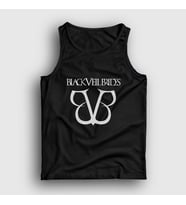Presmono Unisex Beyaz Logo Black Veil Brides Atlet 18878tt (Siyah)