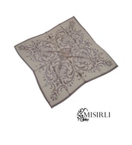 Mısırlı Devore Eşarp (Ekru)