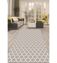 Dijital Kaymaz Taban Yıkanabilir Modern Renkli Salon Halısı Mutfak Halısı Yolluk ND-HT-545 (Gri)