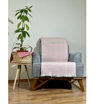 Pike, Yatak Örtüsü, Çok Amaçlı Pike, Tv Örtüsü, Koltuk Örtüsü, Berjer Örtüsü, 200x170Cm (Toz Pembe)