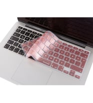 Laptop MacBook Air Pro Klavye Koruyucu 13inc 15-17inc Türkçe Baskı A1466 A1502 (Altın / Dore)