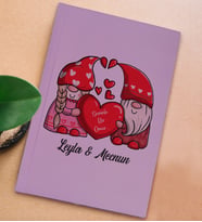 BK Gift Kişiye Özel Sevgili İsimli Sert Kapaklı Lila Defter, Sevgiliye Hediye, Doğum Günü Hediyesi, Anı Defteri (Model 2)