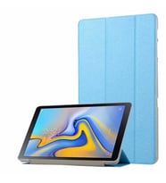 Galaxy Tab A T590  Smart Cover Standlı 1-1 Kılıf (Mavi)