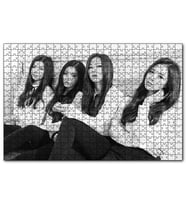 Cakapuzzle Red Velvet Siyah Beyaz  Puzzle Yapboz MDF (Ahşap) (1000 Parça)