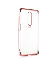 Xiaomi Redmi K30 Kılıf Zore Dört Köşeli Lazer Silikon Kılıf (Rose)