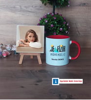 Jeofizik Mühendisi Fotoğraflı Dekoratif Taş, Kupa Bardak Beyaz Hediye (Model 2)