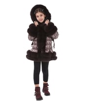 MODAQUEEN Çocuk Özel Tasarım Puf Mont 2378-C (Bronz)