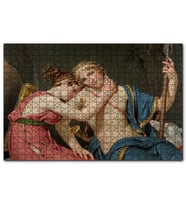 Cakapuzzle Telemak ve Eucharis Yağlıboya Çizim  Puzzle Yapboz MDF (Ahşap) (1000 Parça)