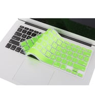 Laptop MacBook Air Pro Klavye Koruyucu 13-15-17inc Amerika İngilizce Baskı A1466 (Yeşil)