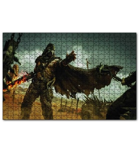 Cakapuzzle  Mad Max vs Darth Vader Görseli  Puzzle Yapboz MDF (Ahşap) (500 Parça)