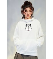 Unisex Garfield Baskılı Sweatshirt (A.Beyaz)