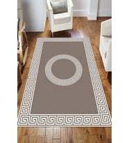 Dijital Kaymaz Taban Yıkanabilir Salon Halısı Mutfak Halısı Koridor Halısı Yolluk ND-HS-415 (Vizon)