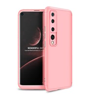 Xiaomi Mi 10 Kılıf Zore 360 Tam Koruma Kamera Korumalı Ays (Rose)