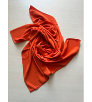 Armine Trend Kadın Medine İpeği Şal ( 70 x 190 cm) (Turuncu)